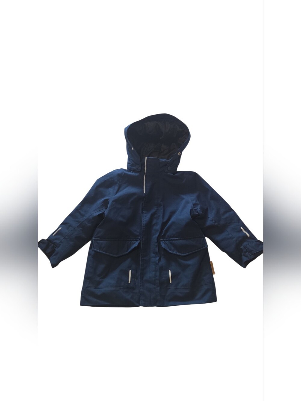 3T Reima Tec Winter Coat Finland Adjustable Features Navy Blue
